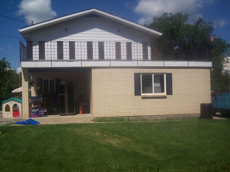 Split-level home exterior